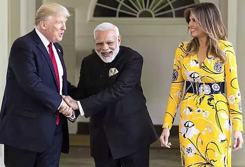 இந்தியா வரும் ட்ரம்ப்... 3 மணி நேர பயணத்துக்கு 100 கோடி செலவு செய்யும் மோடி அரசு - இது குஜராத் கூத்து !