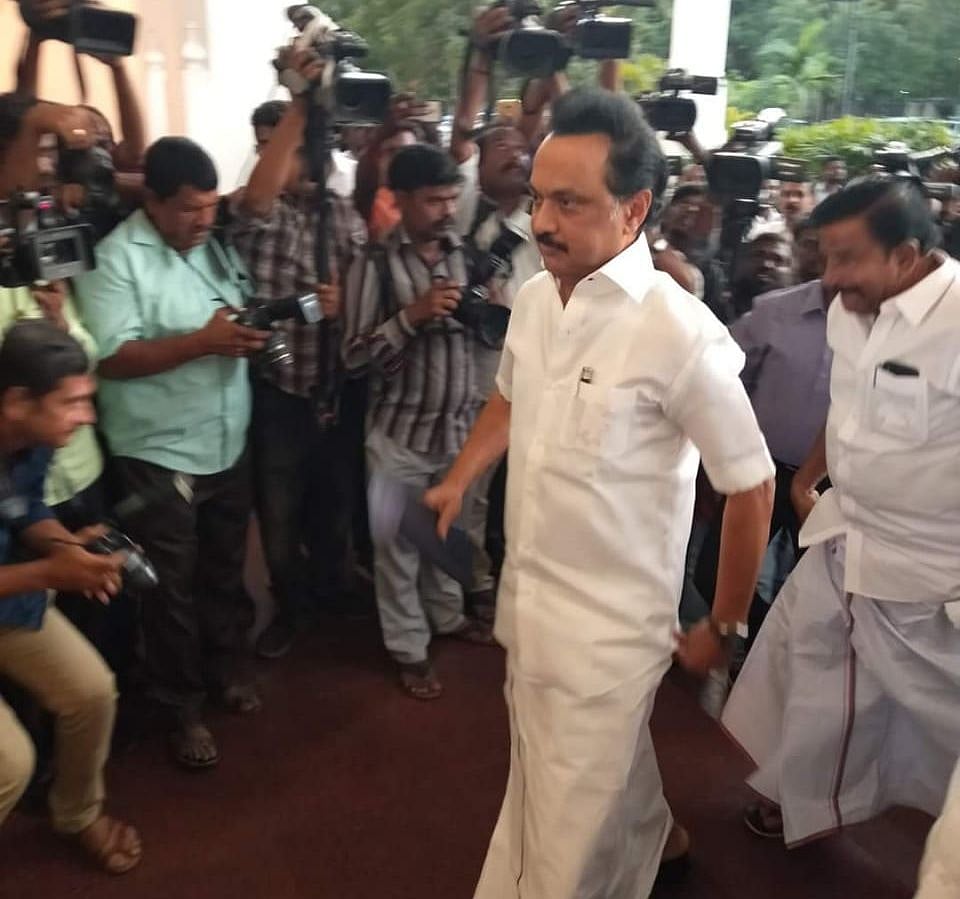 “NPR-க்கு எதிராக ஒத்துழையாமை இயக்கம் நடத்தப்படும்” - தி.மு.க மாவட்ட செயலாளர்கள் கூட்டத்தில் தீர்மானம்!