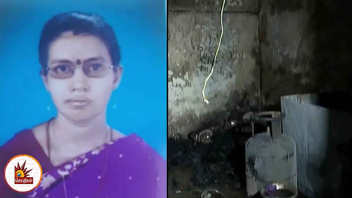 தீ பற்றியது தெரியாமல் சீரியல் பார்த்துக் கொண்டிருந்த பெண் உடல் கருகி பலி - மதுரையில் நடந்த சோகம்..!
