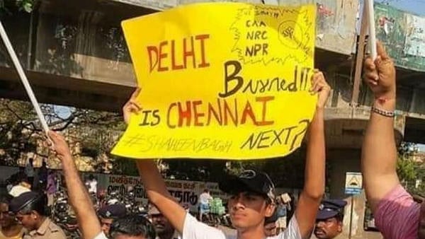 “CAA ஆதரவு பேரணியில் வன்முறையை தூண்டும் வாசகம்” - பாஜகவினர் மீது நடவடிக்கை கோரி சென்னை கமிஷனரிடம் புகார்!