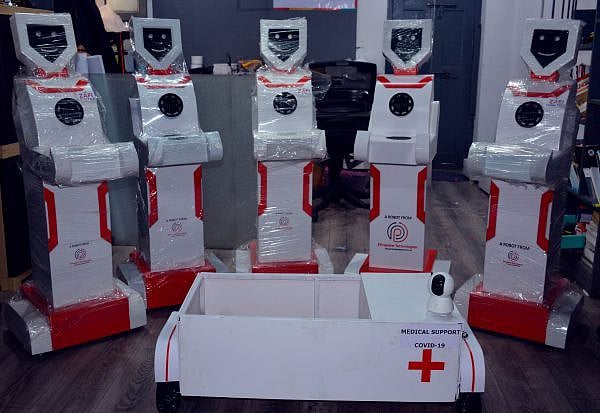 “கொரோனா தடுப்பு நடவடிக்கைக்கு ரோபோக்களை இலவசமாக தருகிறோம்” -தாமாக முன்வந்த திருச்சி ரோபோட்டிக் நிறுவனம்! 