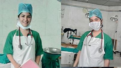 கொரோனா வைரஸிலிருந்து மக்களைக் காப்பாற்றுவதற்காக செவிலியராக மாறிய நடிகை! #Corona