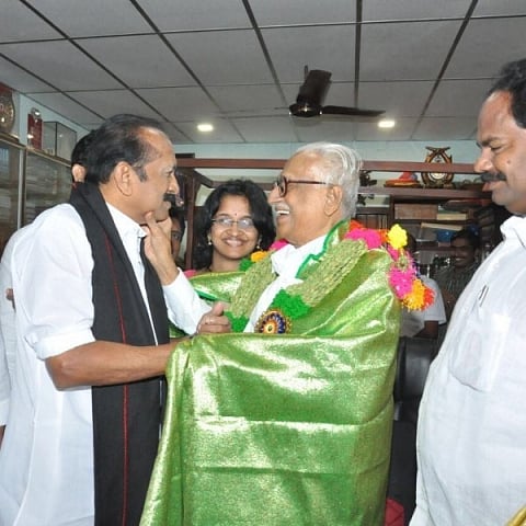 “நிறைவாழ்வு வாழ்ந்த இனமானப் பேராசிரியரின் பெயரும் புகழும், எந்நாளும் நிலைத்து நிற்கும்” - வைகோ இரங்கல்!