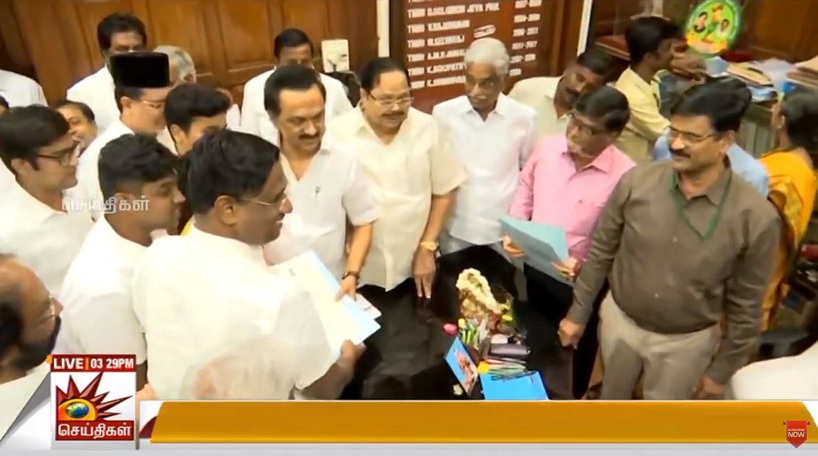 போட்டியின்றித் தேர்ந்தெடுக்கப்பட்ட உறுப்பினர்கள் : மாநிலங்களவையில் தி.மு.க-வின் பலம் 7 ஆக உயர்வு!