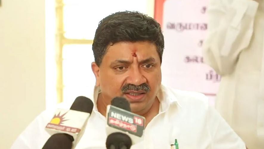 தமுக்கம் மைதானத்தை மூடுவதற்கு யாரை கேட்டு முடிவு செய்தார்கள்? - திமுக MLA  பழனிவேல் தியாகராஜன் கண்டனம்!