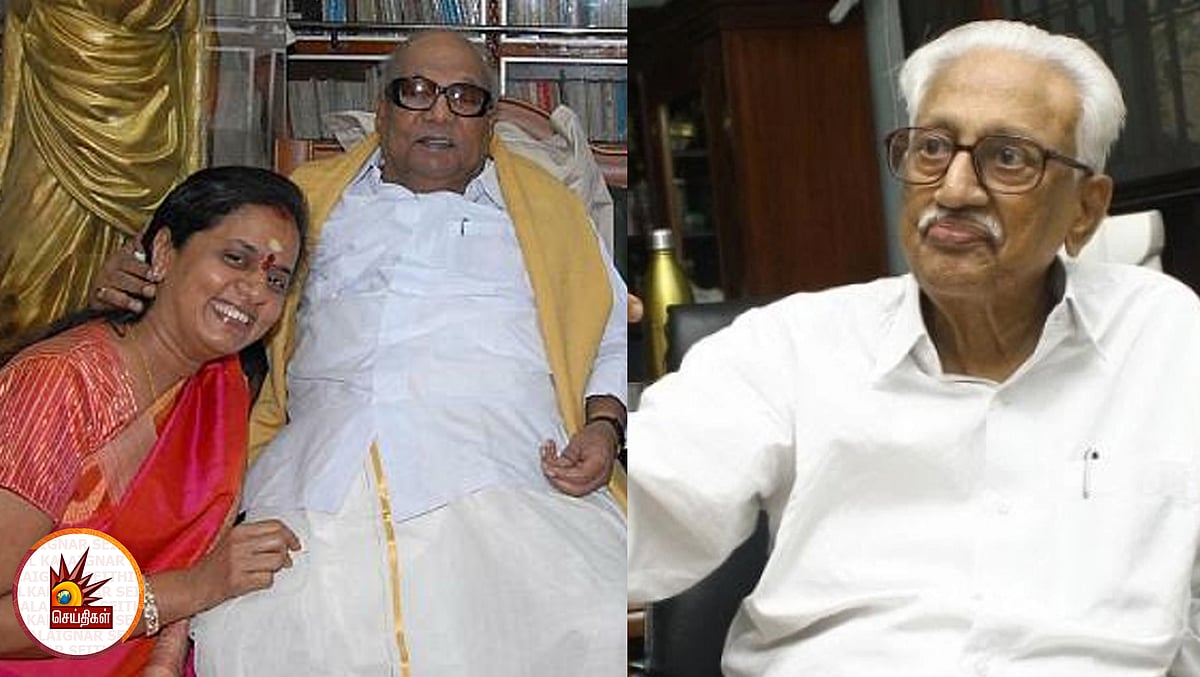 “பேராசிரியரின் பெயரைச் சொன்னால் அப்பாவுக்கு கோபம் வரும்” - கலைஞரின் மகள் செல்வி பகிரும் நினைவலை!