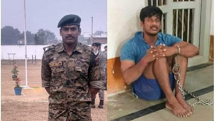 பைக்கை கழுவிய CRPF வீரரை சங்கிலியால் கட்டி வைத்து கர்நாடக போலிஸ் அராஜகம்! (Video)