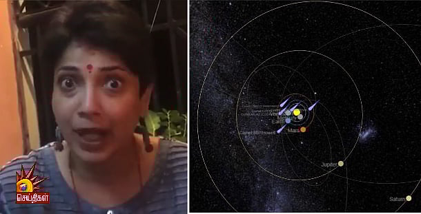“இன்று இரவு இதுதான் கிரகங்களின் நிலை” : வாட்ஸ் அப் வதந்தி பரப்பிய மதுவந்தி கைது செய்யப்படுவாரா ?