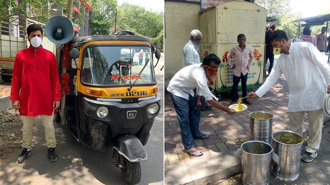 “துயரில் வாடும் புலம் பெயர்ந்த தொழிலாளர்கள்” : திருமணத்திற்காக வைத்த பணத்தில் உணவளிக்கும் ஆட்டோ ஓட்டுநர்!