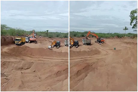 “ஆளும் கட்சி முக்கிய புள்ளிகள்  - அரசு அதிகாரிகளின் உதவியுடன் மணல் திருட்டு” : சிவகங்கை விவசாயிகள் வேதனை!