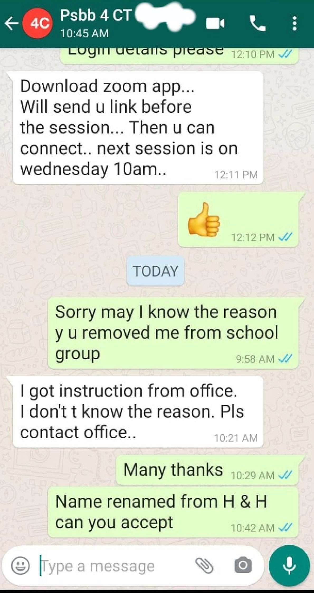 “பெற்றோர்கள் வாட்ஸ் ஆப் குழு தொடங்கியதால் மாணவர்கள் பள்ளியில் இருந்து நீக்கம்”: கோவை பி.எஸ்.பி.பி அடாவடி!