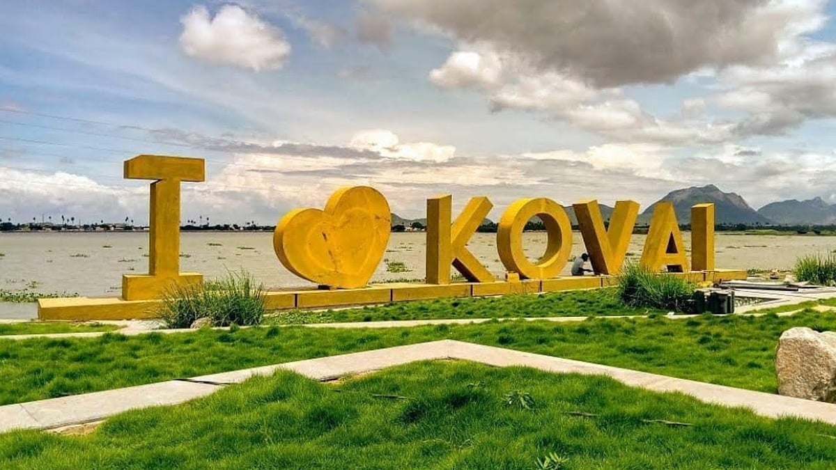 “நடக்காத பணிகளுக்கு சாதனை விழாவா?” - அமைச்சர் எஸ்.பி.வேலுமணிக்கு கார்த்திக் எம்.எல்.ஏ கேள்வி!