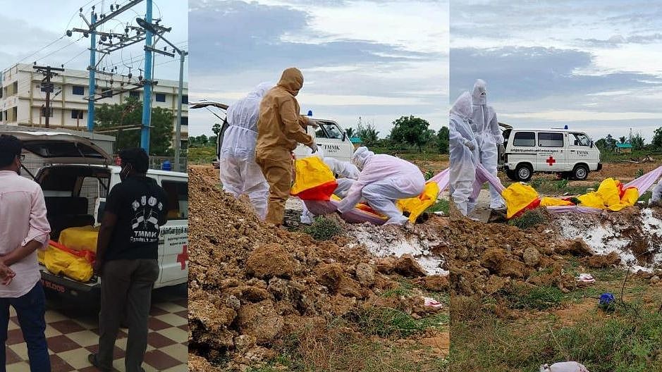 கொரோனாவால் பலியான பாஜக தலைவரின் உறவினர்: ஓடி ஒளிந்த சங்கிகள்..தேடி போய் இறுதிச்சடங்கு செய்த இஸ்லாமியர்கள்