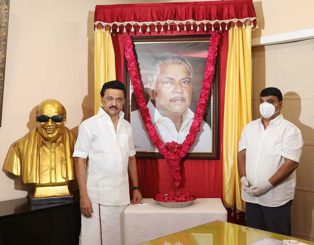 “கலைஞரையும், பேராசிரியரையும் சட்டமன்றத்துக்கு அனுப்பிவைக்க உழைத்தவர் எல்.பலராமன்”- மு.க.ஸ்டாலின் புகழுரை!