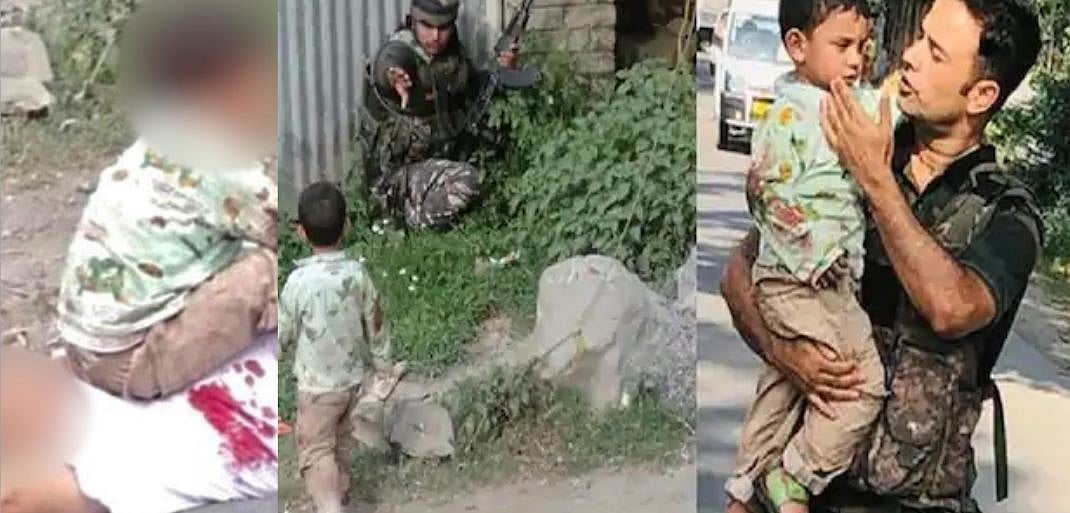 “காஷ்மீரில் தாத்தாவின் இறந்த உடலைக் கண்டு அழுத குழந்தை”- வைரல் புகைப்படத்தை வைத்து அரசியல் செய்யும் பாஜக!