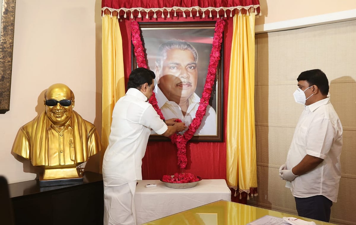 “கலைஞரையும், பேராசிரியரையும் சட்டமன்றத்துக்கு அனுப்பிவைக்க உழைத்தவர் எல்.பலராமன்”- மு.க.ஸ்டாலின் புகழுரை!