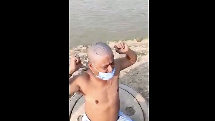 நேபாளி நபருக்கு மொட்டையடித்து ‘ஜெய் ஸ்ரீராம்’ என கோஷமிட வற்புறுத்தல் : உ.பியில் இந்துத்வ கும்பல் அராஜகம்