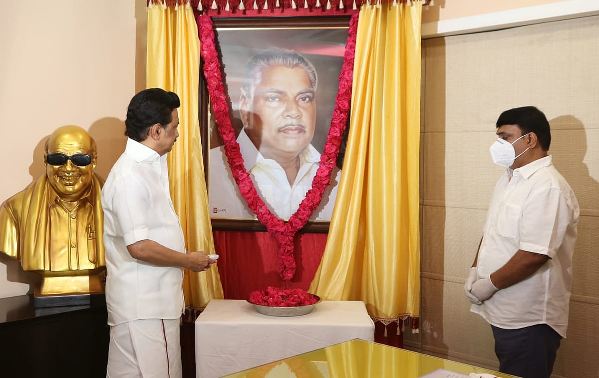 “கலைஞரையும், பேராசிரியரையும் சட்டமன்றத்துக்கு அனுப்பிவைக்க உழைத்தவர் எல்.பலராமன்”- மு.க.ஸ்டாலின் புகழுரை!