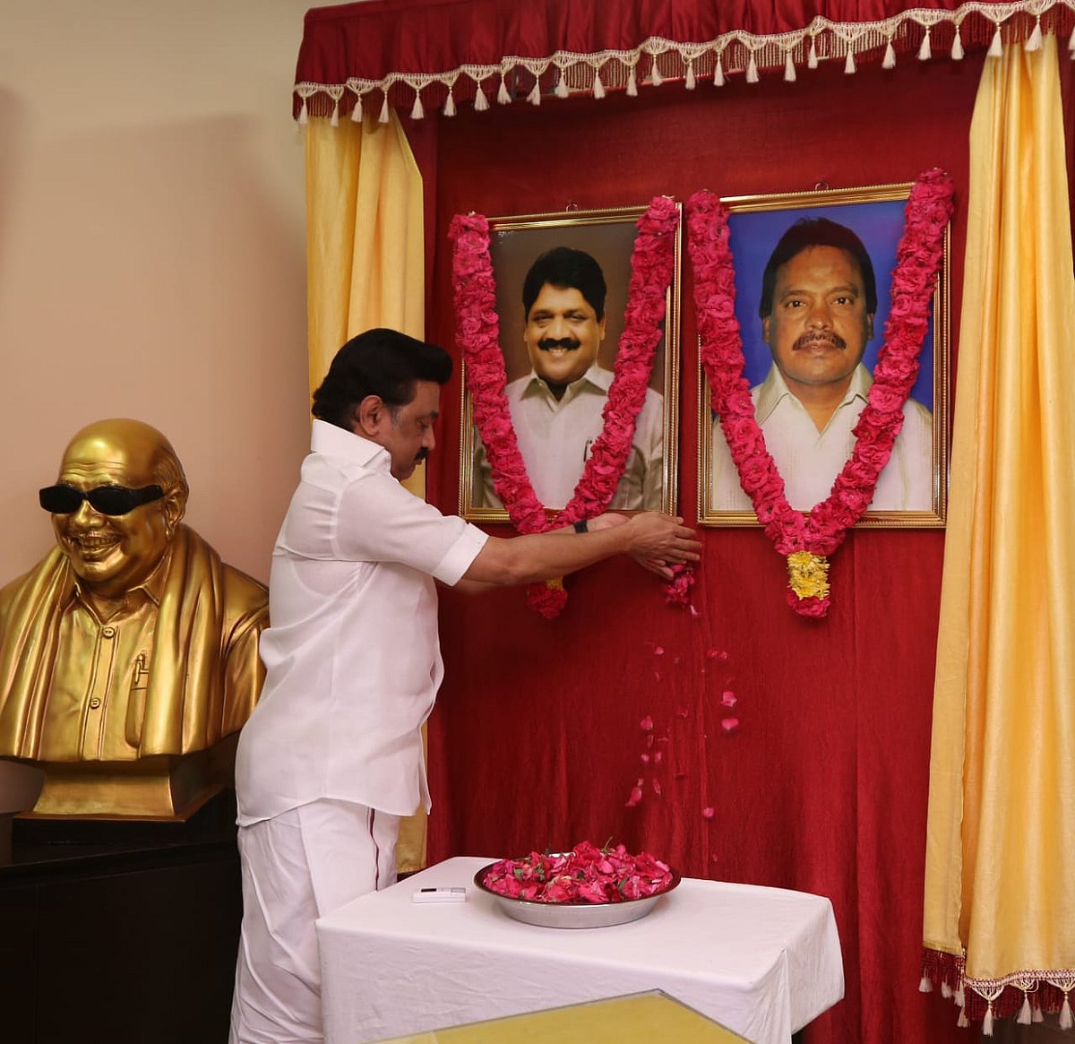 “காத்தவராயனும், கே.பி.பி. சாமியும் மாநில மக்களுக்காக  அரும்பாடுபட்டவர்கள்” - மு.க.ஸ்டாலின் புகழஞ்சலி!