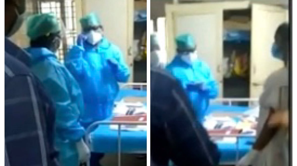 “குடிநீர் இன்றி தவிக்கும் கொரோனா நோயாளிகள்” : திண்டுக்கல் அரசு மருத்துவமனையில் நிகழும் அவலம்!