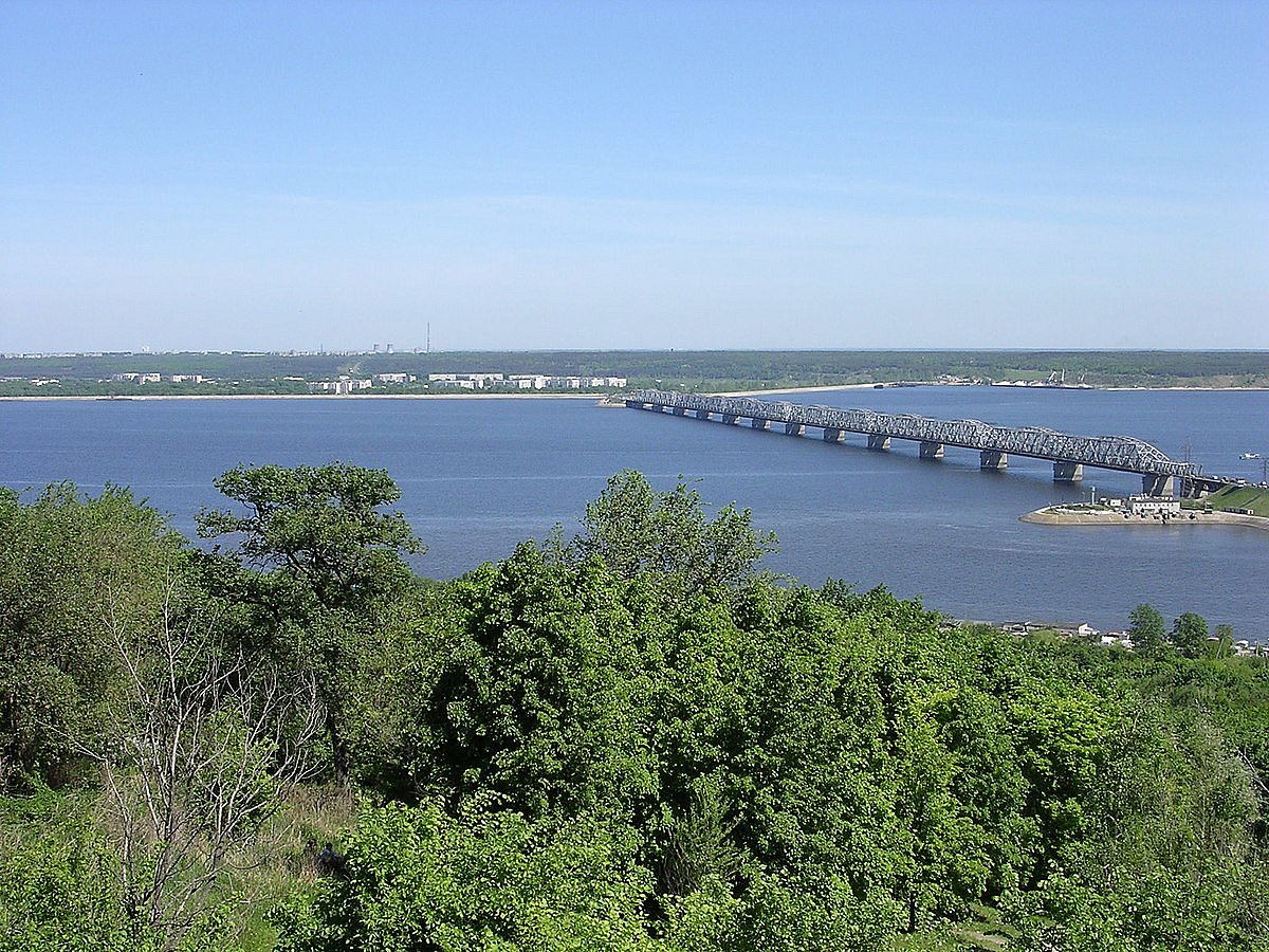 ரஷ்யாவின் வோல்கா நதிக்கரை.