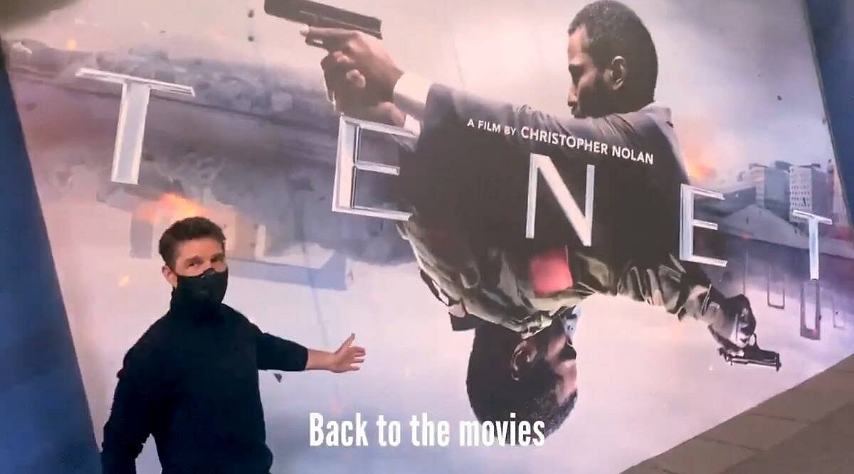 திரையரங்குகளுக்கு ஆதரவளிக்கும் முயற்சியாக நோலனின் ‘டெனெட்’டை தியேட்டரில் கண்டுகளித்த டாம் குரூஸ்! 