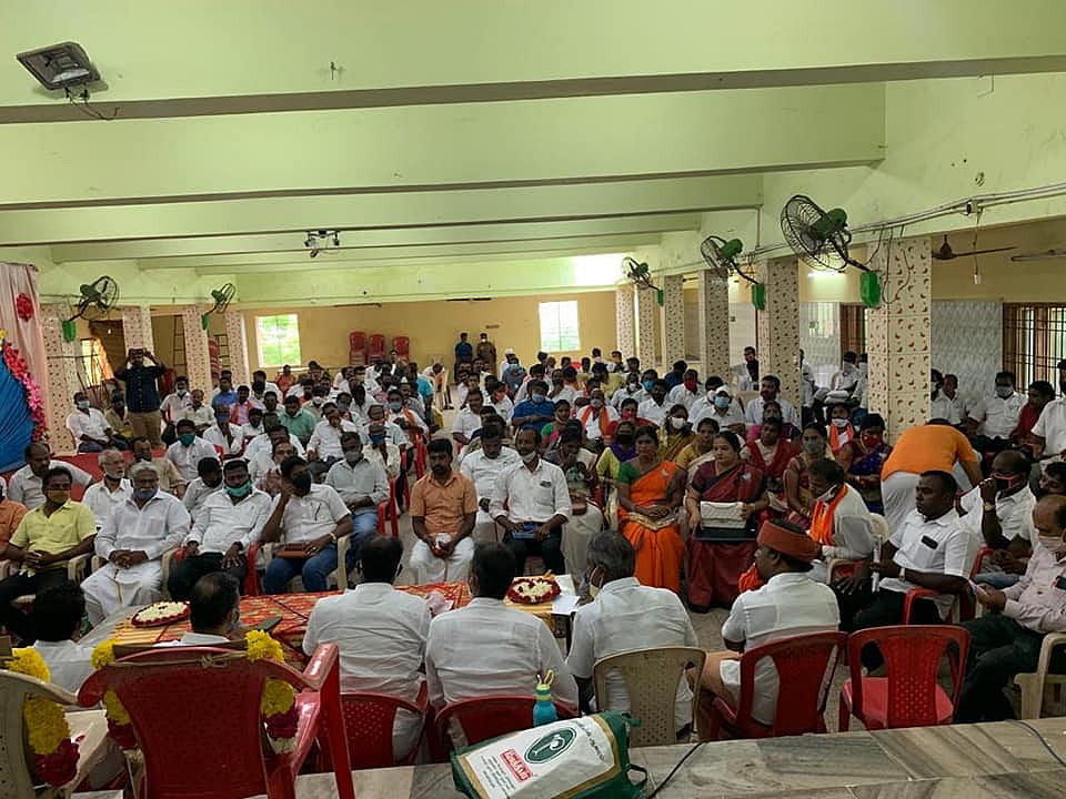 “ஊருக்கு மட்டும் உபதேசம்.. 144 தடை உத்தரவு மக்களுக்கு மட்டும்தானா?” : ஊரடங்கை தொடர்ந்து மீறும் பா.ஜ.க!