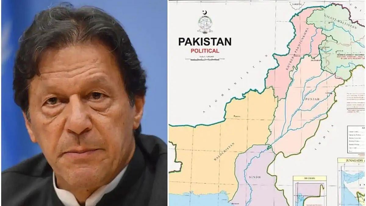 நேபாளத்தைத் தொடர்ந்து இந்திய பகுதிகளை இணைத்து பாக். வெளியிட்ட புதிய வரைபடம் - வெளியுறவுத்துறை கண்டனம்!