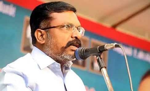 “பெரியாரின் கொள்கையைக் காக்க, இரட்டைக்குழல் துப்பாக்கியாகச் செயல்படும் தி.க - தி.மு.க” :  திருமாவளவன்