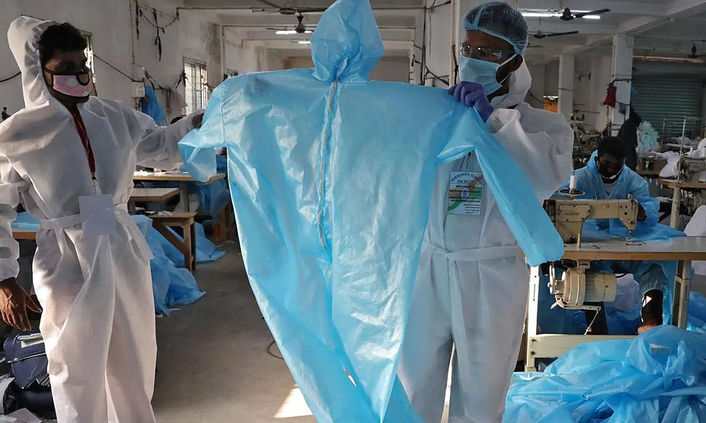 ரெயின்கோட் என்று நினைத்து கொரோனா PPE கவச உடையைத் திருடியவர் தொற்றுக்கு ஆளான சோகம் !