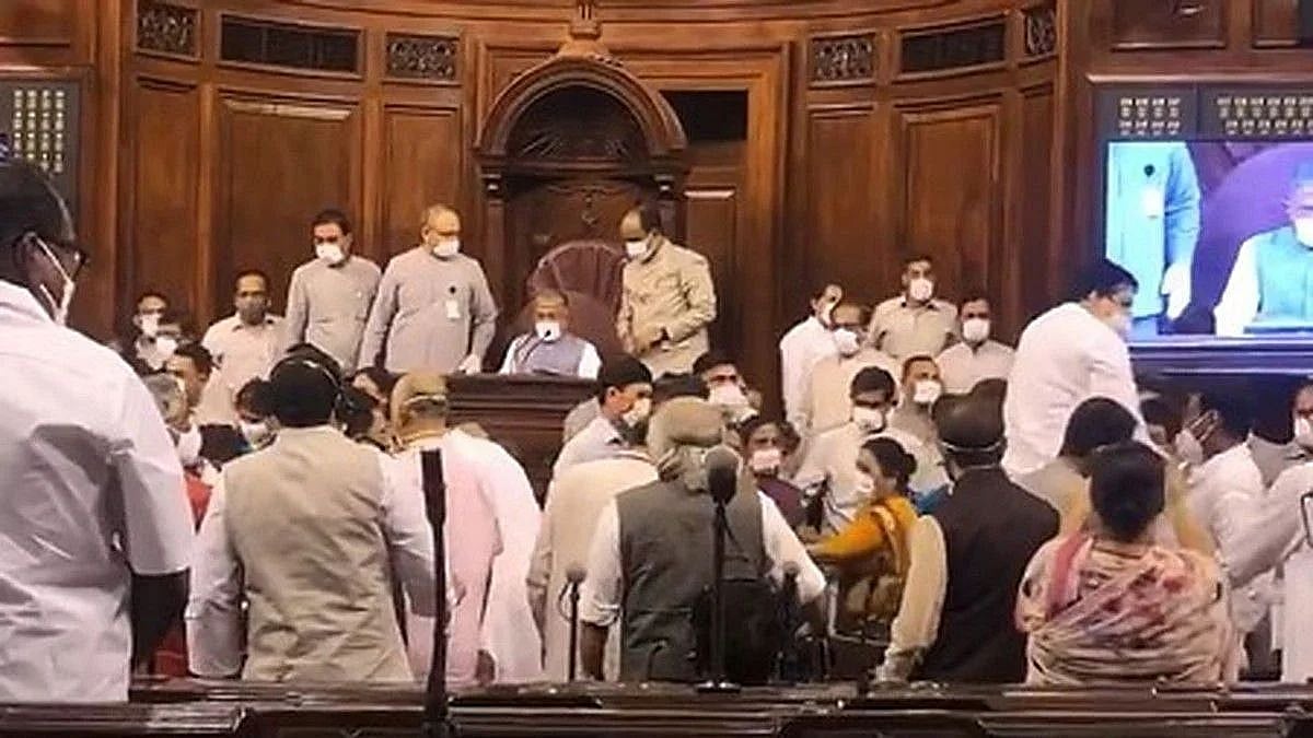 நாடாளுமன்ற விதிகளை மீறி மோடி அரசு வேளாண் மசோதாக்களை நிறைவேற்றியது அம்பலம் : மாநிலங்களவையில் நடந்தது என்ன?