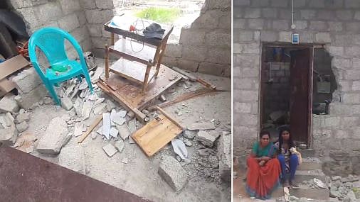 கணவனால் கைவிடப்பட்ட பெண்ணின் வீட்டை உடைத்து நொறுக்கிய அ.தி.மு.க பிரமுகர் : கன்னியாகுமரியில் அராஜகம்!