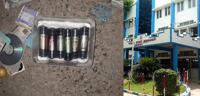 கள்ளச்சந்தையில் இரிடியம் விற்க முயன்ற கும்பல் கையும் களவுமாக சிக்கியது.. அமமுக நிர்வாகி உட்பட 4 பேர் கைது