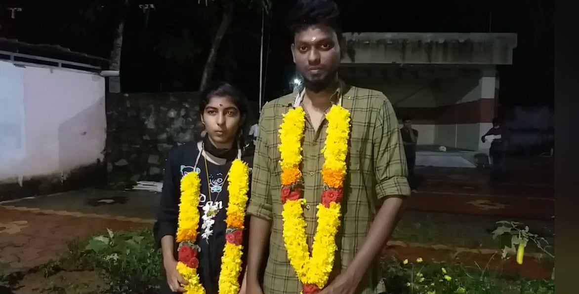 காவல் நிலையத்தில் தஞ்சம் புகுந்த ‘பப்ஜி’ காதல் ஜோடிக்கு திருமணம் செய்து வைத்த காவல்துறையினர்..! 