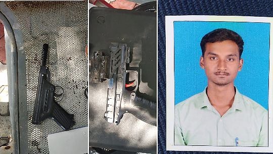 ‘மோடியின் சீக்ரெட் ஏஜென்ட், ஸ்லீப்பர் செல்’ : விமான நிலையத்தில் துப்பாக்கி நீட்டிய வாலிபர் - பதறிய போலிஸ்