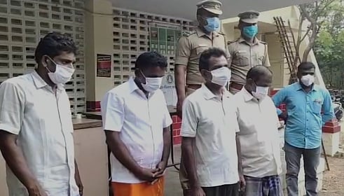 கள்ளச்சந்தையில் இரிடியம் விற்க முயன்ற கும்பல் கையும் களவுமாக சிக்கியது.. அமமுக நிர்வாகி உட்பட 4 பேர் கைது