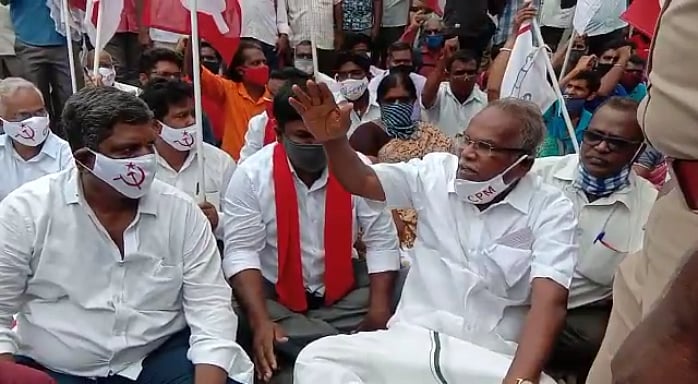 விவசாயிகள் வயிற்றில் அடிக்கும் வேளாண் சட்டத்தை கைவிடுக : நாடு முழுவதும் போராட்டம் ! #ScrapAntiFarmerActs