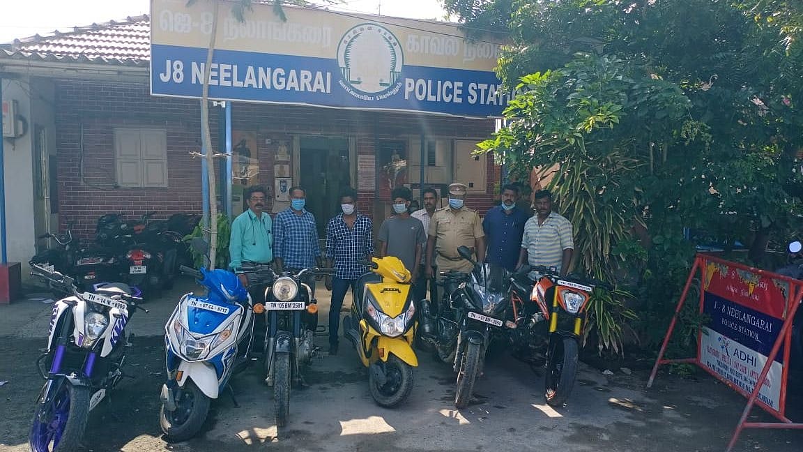 புல்லட்- டியூக் வாகனங்களை மலிவு விலைக்கு விற்ற இளைஞர்கள் : தொடர் வாகன திருட்டில் ஈடுபட்ட 2 பேர் கைது!