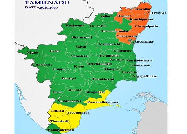 2ம் நாளிலேயே தீவிரமடைந்த வடகிழக்கு பருவமழை... சென்னை உட்பட 6 மாவட்டங்களுக்கு ஆரஞ்சு அலெர்ட்!