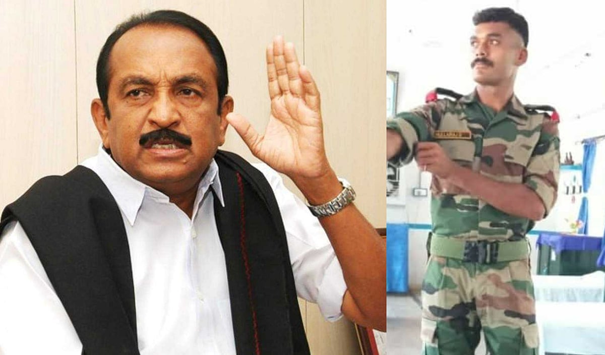 இராணுவ வீரர் முல்லைராஜ் குறித்து தகவல் கிடைக்க உதவிடுமாறு பாதுகாப்புத்துறை அமைச்சருக்கு வைகோ கடிதம்!