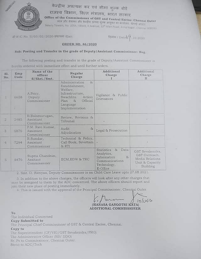 மீண்டும் இந்தி தெரியாதவரை இந்தி பிரிவில் நியமித்த பா.ஜ.க அரசு: தமிழக அதிகாரிகளை வைத்து அதிகார விளையாட்டா?