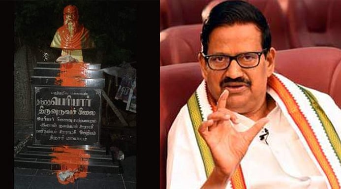 “பெரியார் சிலையை அவமதிப்போரை குண்டர் சட்டத்தில் சிறையில் அடையுங்கள்” -தமிழக அரசுக்கு காங்கிரஸ் வேண்டுகோள்