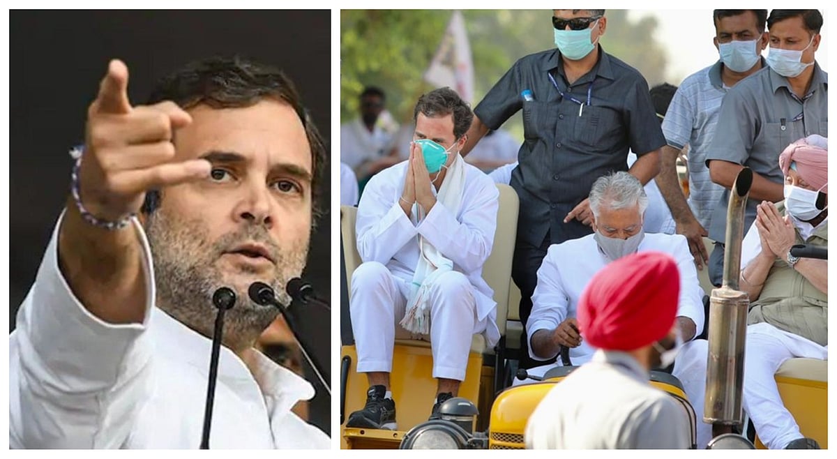 “மூன்று வேளாண் மசோதாக்கள் மூலம் விவசாயிகளைக் கொன்று வருகிறார் பிரதமர் மோடி” - ராகுல் காந்தி பேச்சு!