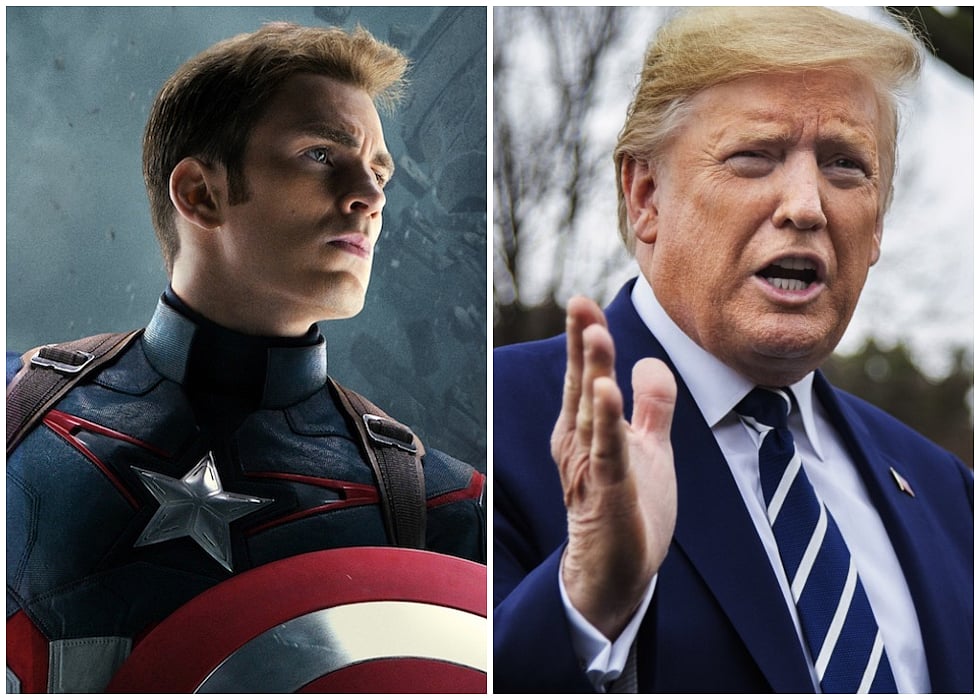 “கொரோனாவைக் கண்டு அஞ்ச வேண்டாமா?” : அதிபர் ட்ரம்ப் கருத்தால் ஆத்திரமடைந்த ‘கேப்டன் அமெரிக்கா’ !