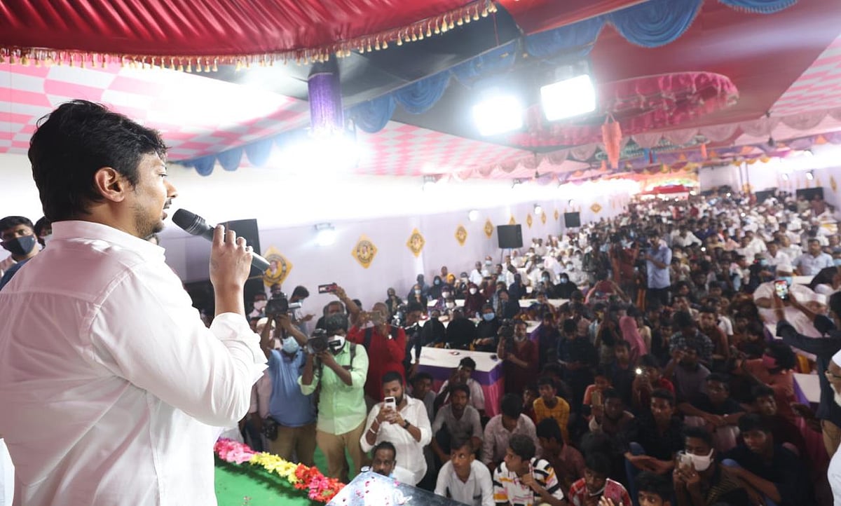 “தமிழகத்தை காவி மயமாக்க தி.மு.க விடாது” : 4வது நாள் தேர்தல் பரப்புரை கூட்டத்தில் உதயநிதி ஸ்டாலின் உறுதி!