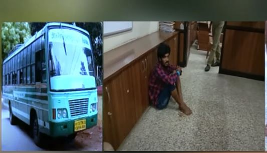 போதையில் அரசு பேருந்தை கடத்திய நபர்.. 2 கி.மீ துரத்திச் சென்ற ஓட்டுநர்.. திருச்சியில் பரபரப்பு!