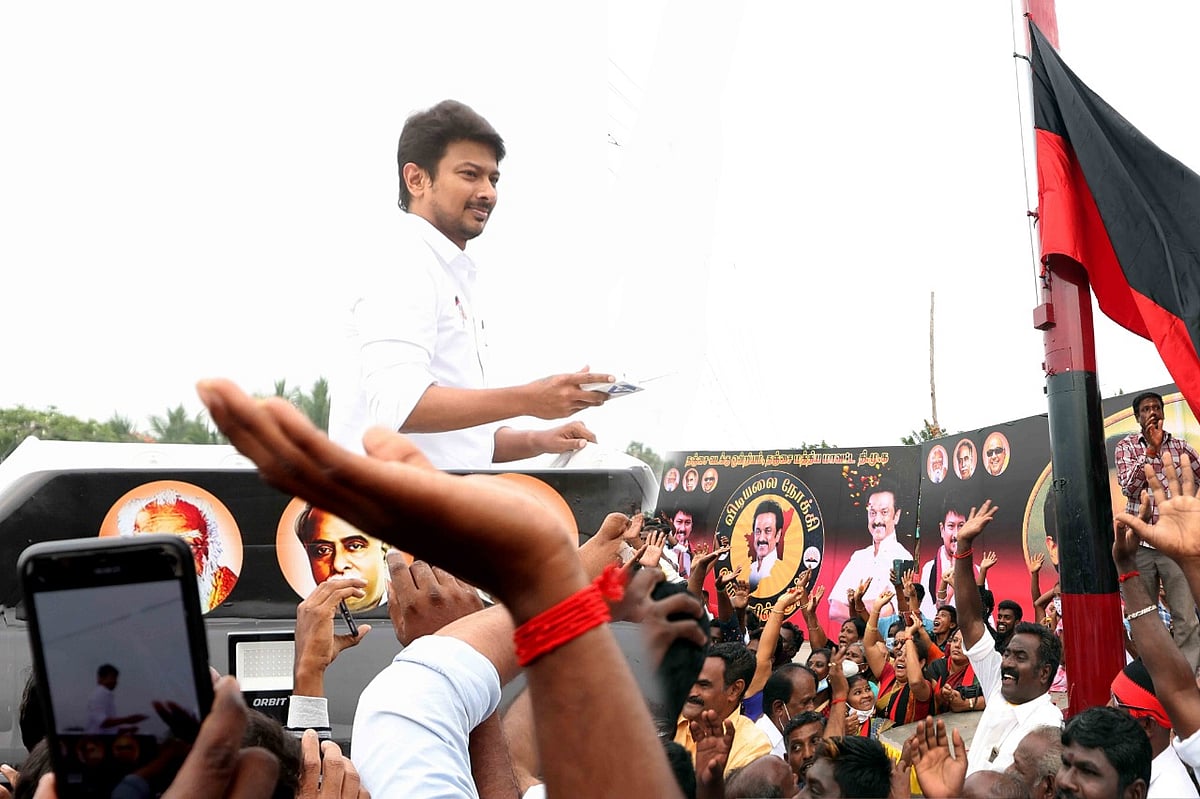 “தமிழகத்தை காவி மயமாக்க தி.மு.க விடாது” : 4வது நாள் தேர்தல் பரப்புரை கூட்டத்தில் உதயநிதி ஸ்டாலின் உறுதி!