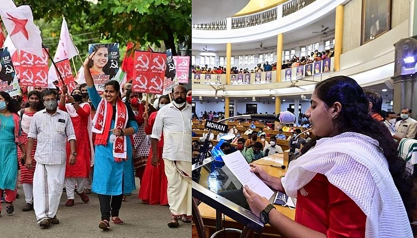 “திருவனந்தபுரம் மேயராகும் 21 வயதான மாணவி” : இந்தியாவின் இளம் மேயரை தேர்வு செய்த சி.பி.ஐ.எம்!