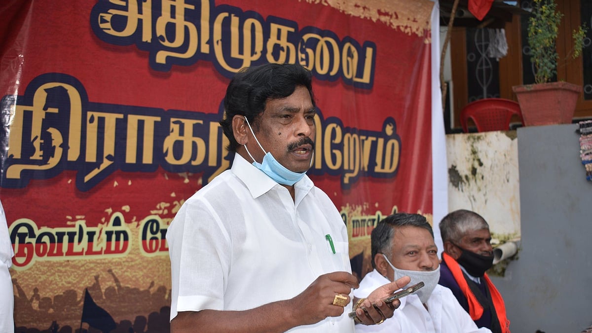 “தி.மு.க MLA நிதியில் உருவாகும் அரசு கட்டிடத்திற்கு சொந்தம் கொண்டாடும் அ.தி.மு.க” : திராவிடமணி கண்டனம்!