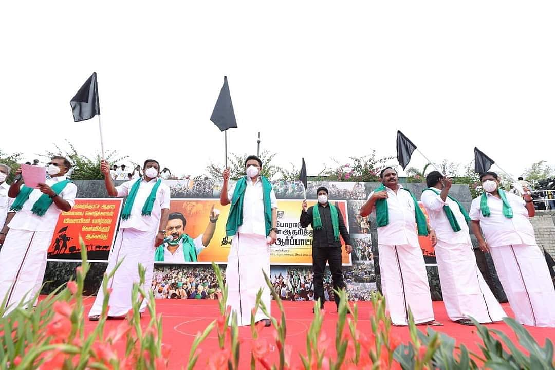 “எடப்பாடி பழனிசாமி விவசாயி அல்ல வேடதாரி; பா.ஜ.க அரசுக்கு விவசாயிகளைப் பற்றிக் கவலை இல்லை”: மு.க.ஸ்டாலின்!